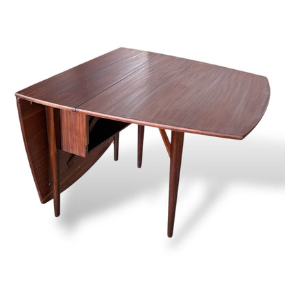 Mid-Century Teak Drop Leaf Dining Table & Chairs by Elliots of Newbury