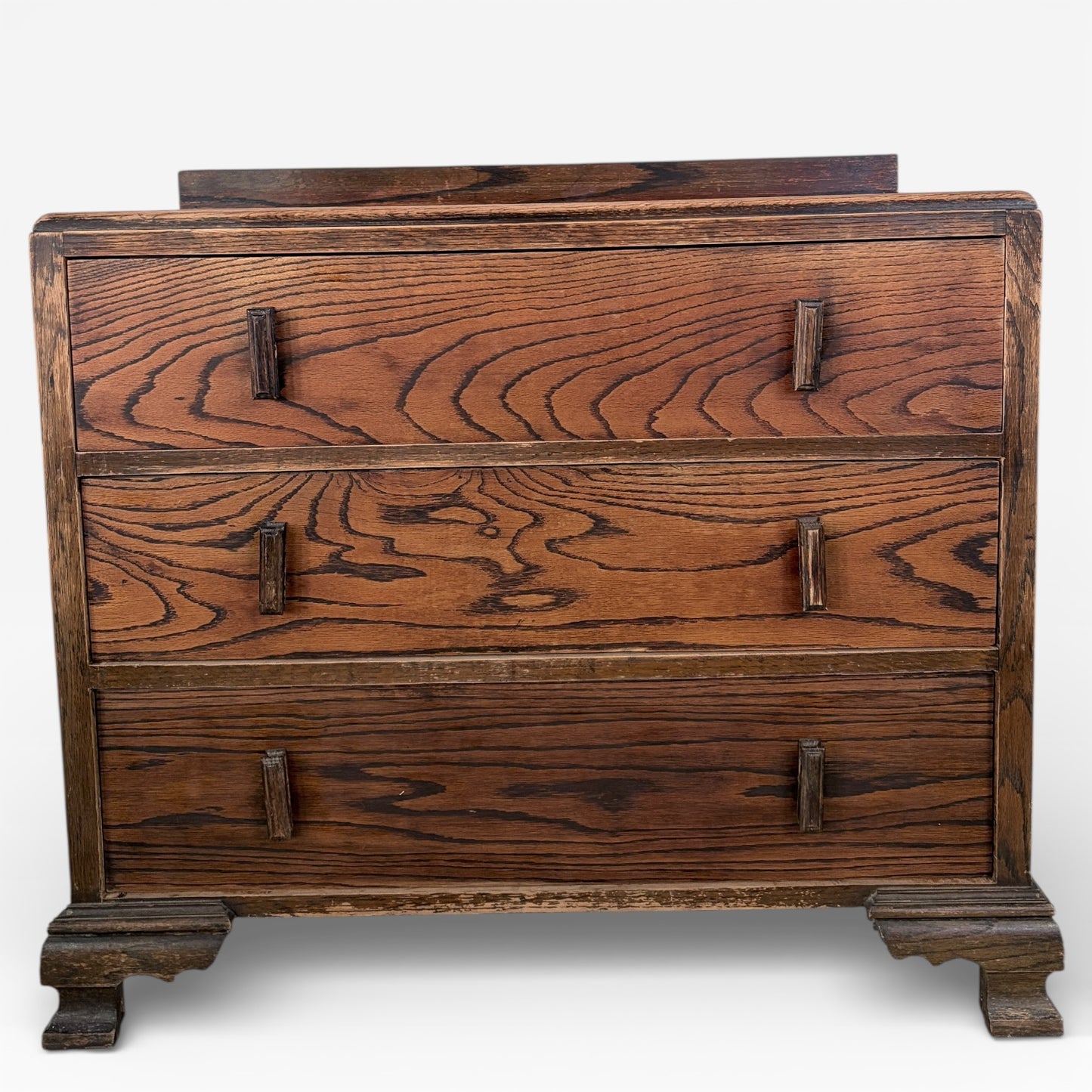 Art Deco Tiger Oak Chest of Drawers