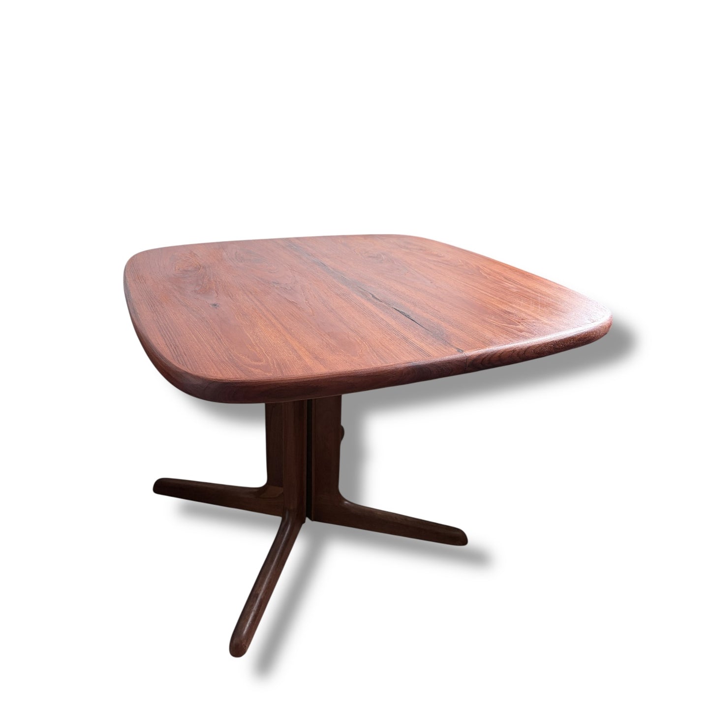Danish Mid-Century Square Teak Dining Table by Skovby
