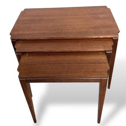 Mid-Century Teak Nest of 3 Tables by Richard Hornby