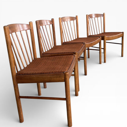 Vintage White & Newton Dining Chairs – Set of Four