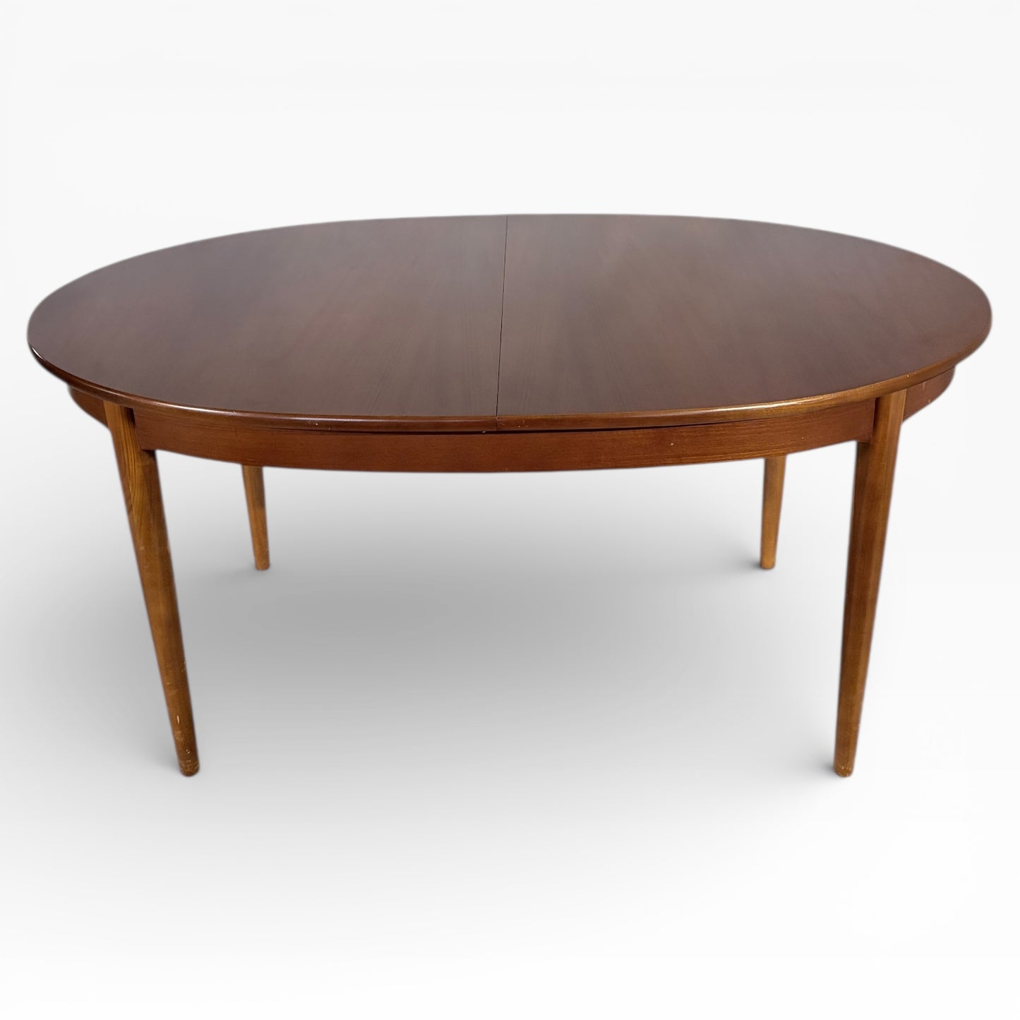 Jentique Mid-Century Oval Extending Dining Table