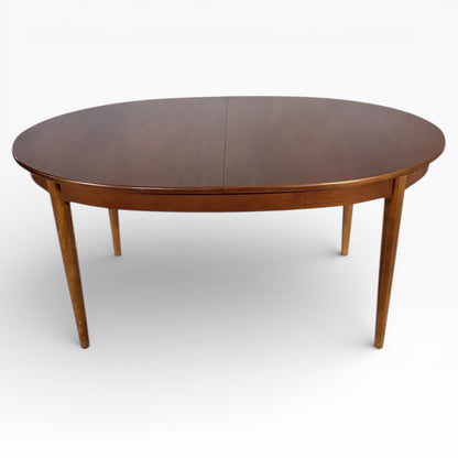 Jentique Mid-Century Oval Extending Dining Table