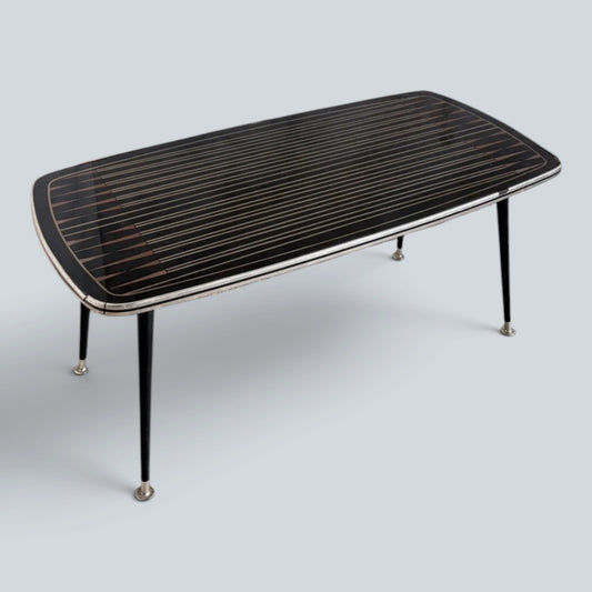 Vintage Space Age Backgammon Coffee Table | Atomic Era