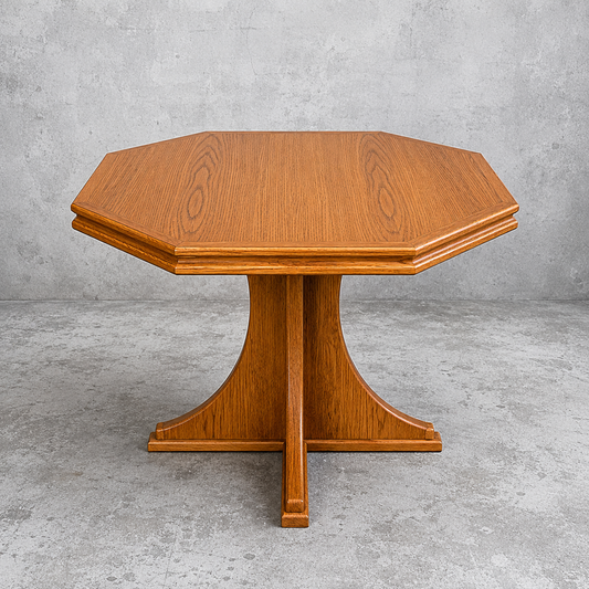 Arts & Crafts Octagonal Oak Coffee Table