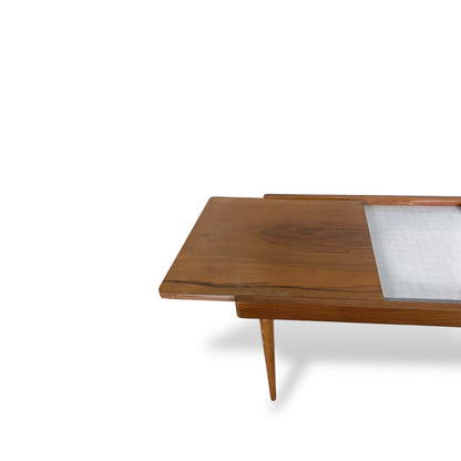 Remploy Walnut & Formica Extending Coffee Table – Mid Century Design — view 6