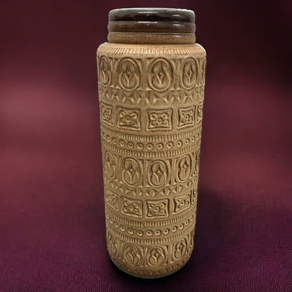 mid century west German floor vase
