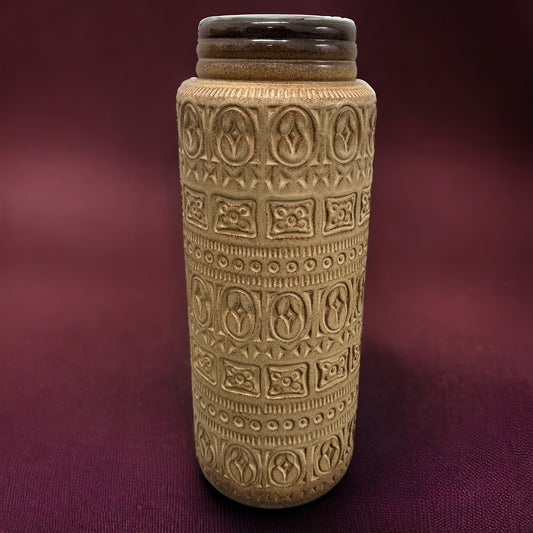 mid century west German floor vase
