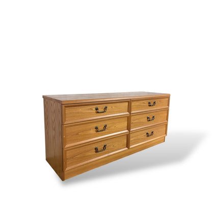 G Plan Low Sideboard – 1980s Oak Veneer Storage Unit