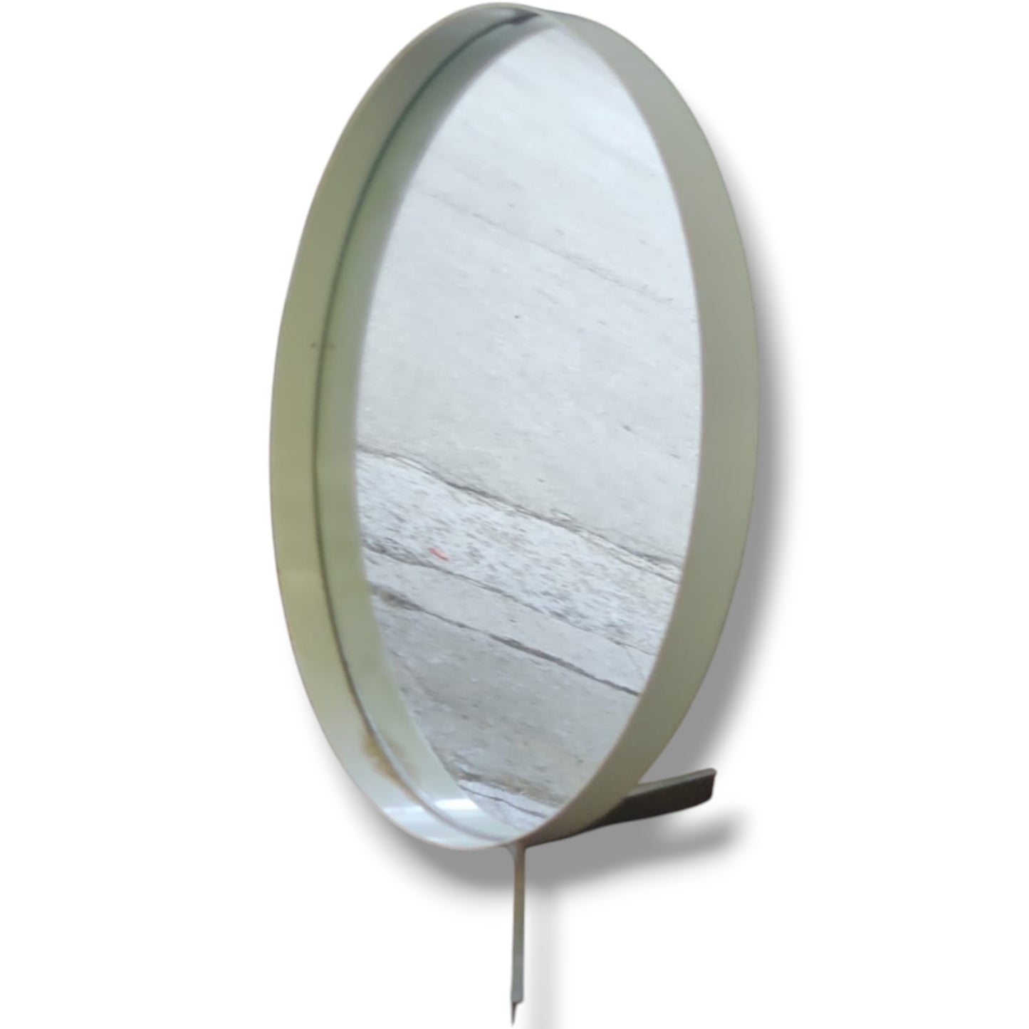 Vintage Tilting Table Mirror – Mid Century Oval Dressing Mirror with Tripod Base