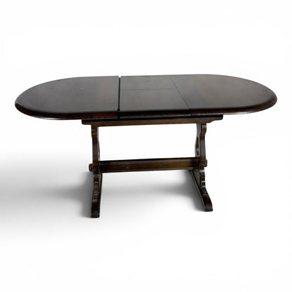 Priory Furniture Vintage Solid Oak Extending Dining Table