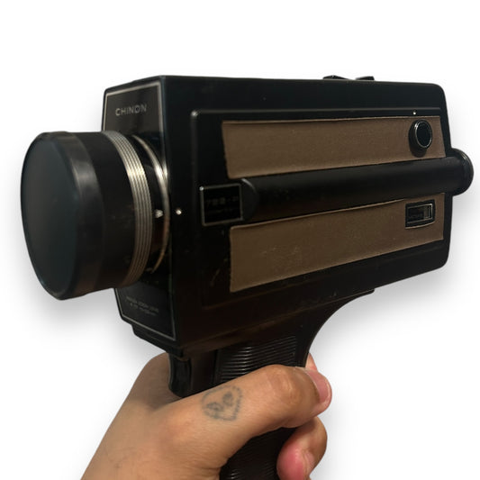 Vintage 1970s Chinon 722 Super 8 Movie Camera