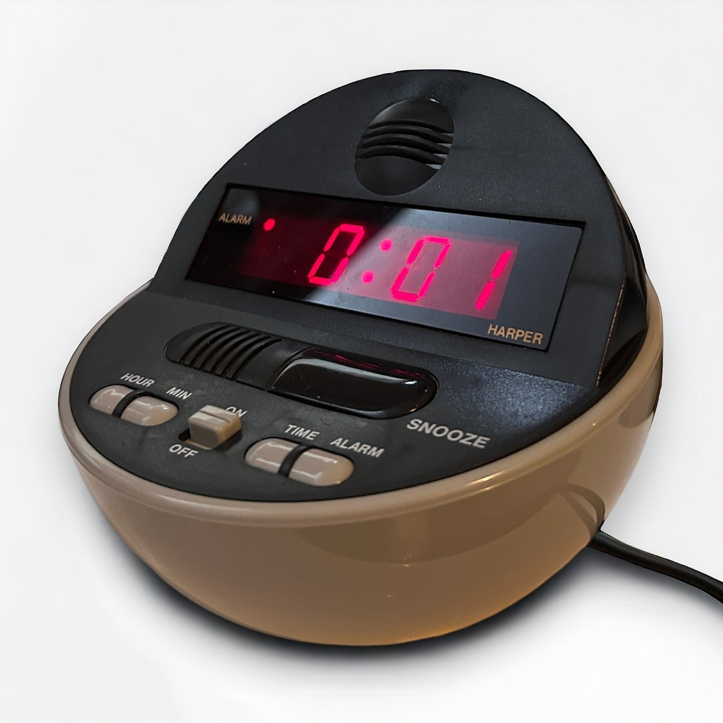 Vintage Space Age Sphere Alarm Clock