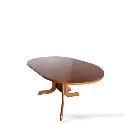Morris of Glasgow Teak Drop-Leaf Dining Table