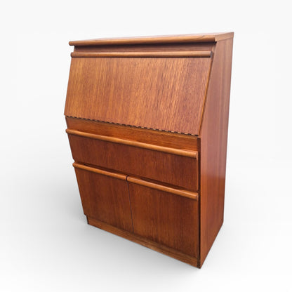 Mid Century Teak Writing Bureau by Remploy