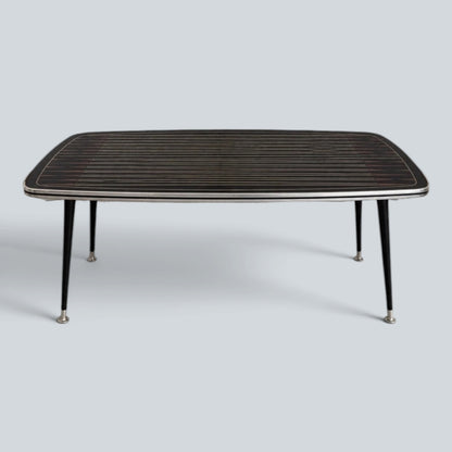 Vintage Space Age Backgammon Coffee Table | Atomic Era