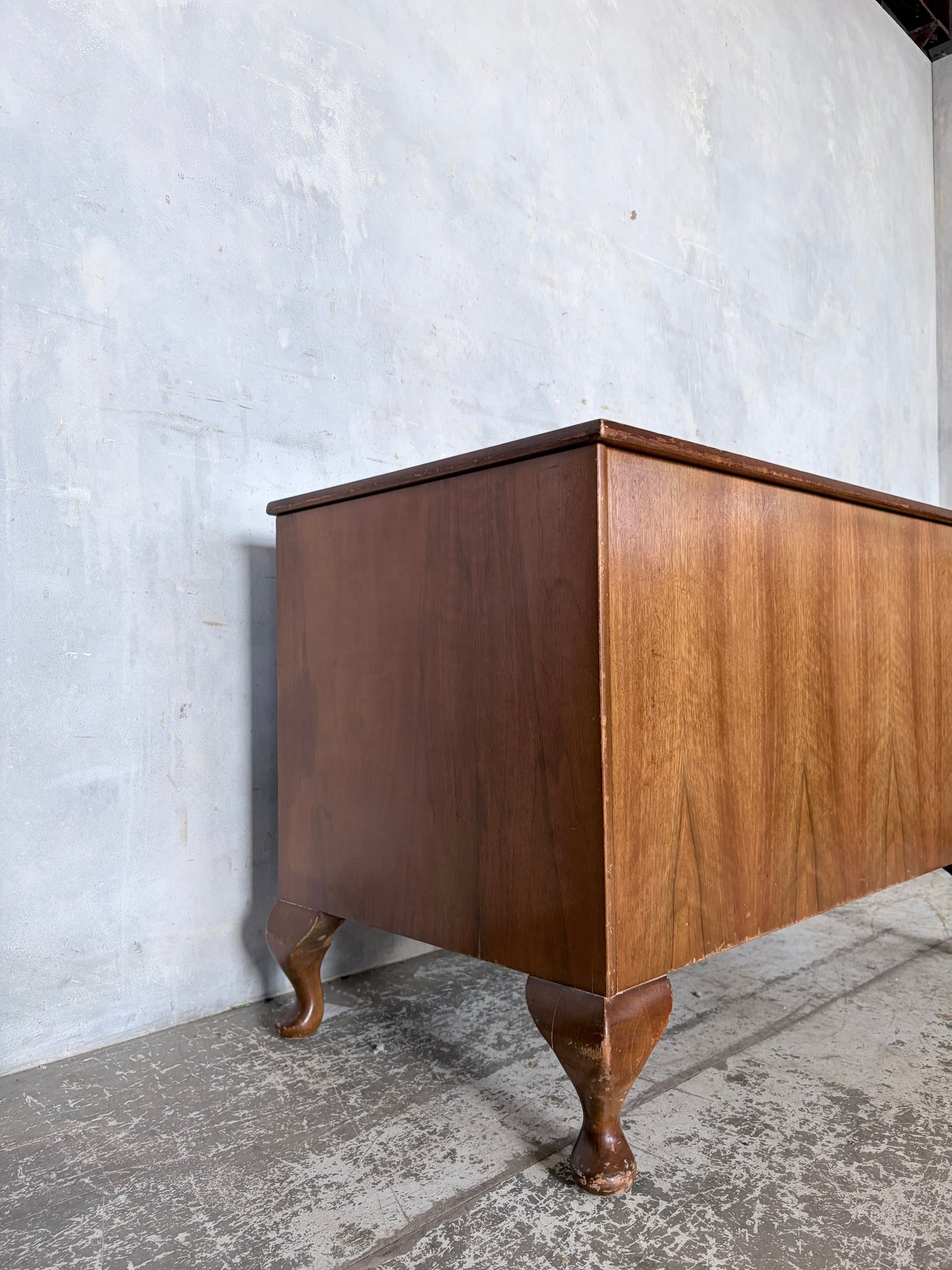 Vintage Sutcliffe of Todmorden Walnut Blanket Box