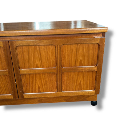 Mid Century Modern Teak Nathan Cabinet Trolley