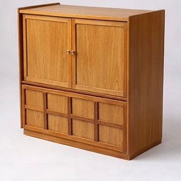 Vintage Oak Cabinet by Nathan Furniture, c.1960s