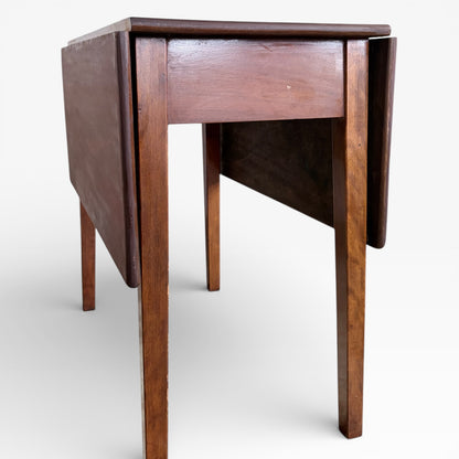 Victorian Mahogany Drop Leaf Dining Table — view 5