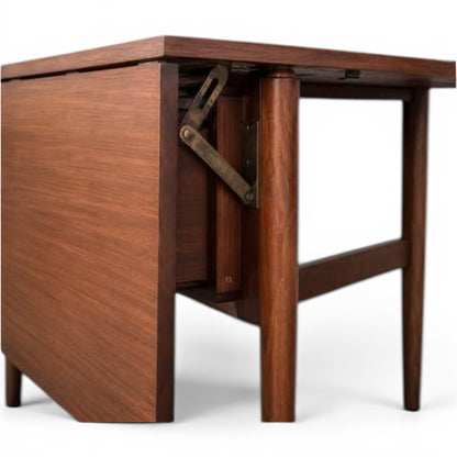 Mid Century EON Elliotts of Newbury Teak Drop Leaf Dining Table | Gate Leg Extending Kitchen Table
