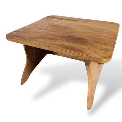 Vintage Solid Elm Arts & Crafts Coffee Table