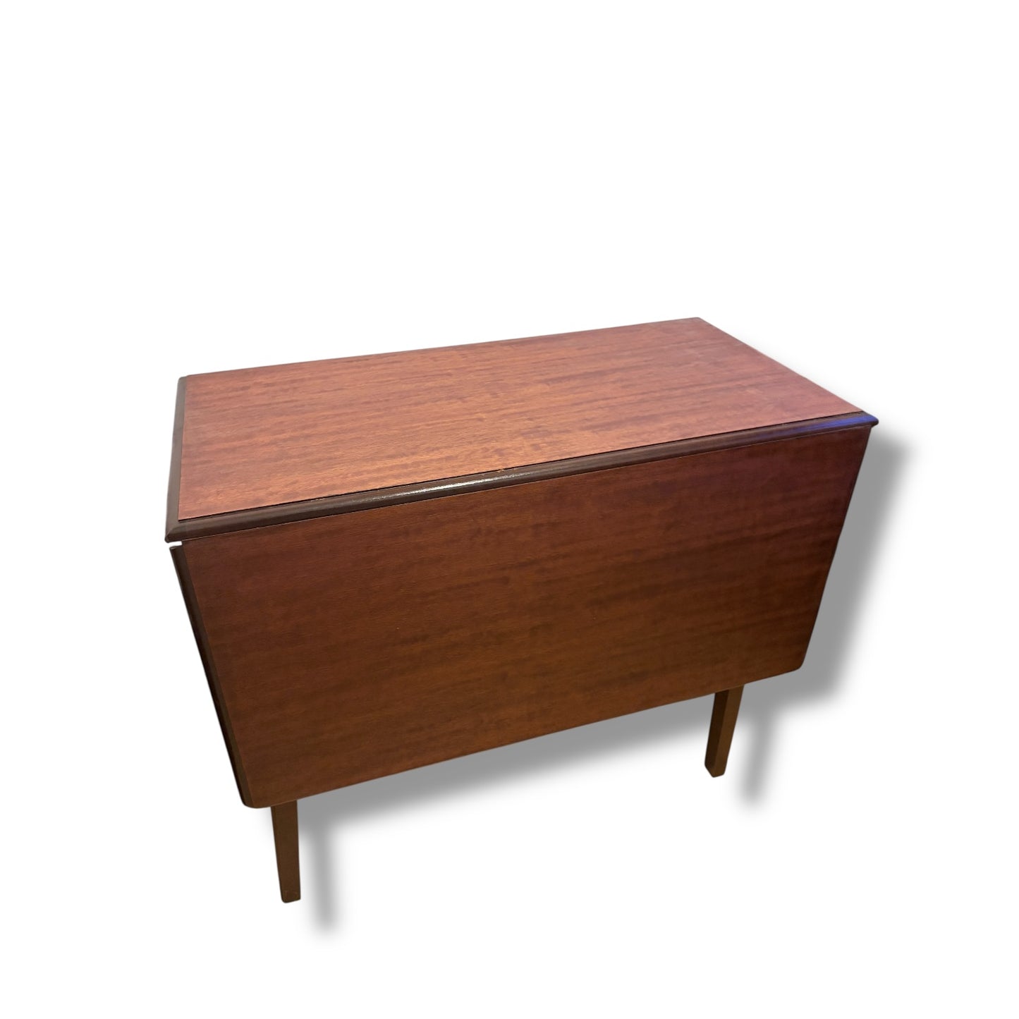 Mid-Century Drop Leaf Mahogany Dining Table