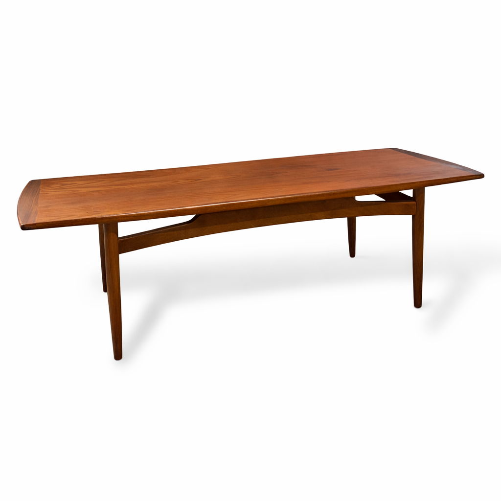 Mid-Century G Plan Fresco Long Teak Coffee Table – 1960s
