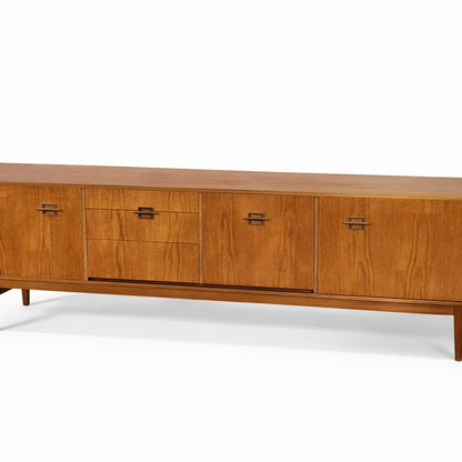 Mid-Century Modern Nathan Teak Sideboard – Extra Long 7ft Danish-Style Credenza — view 2
