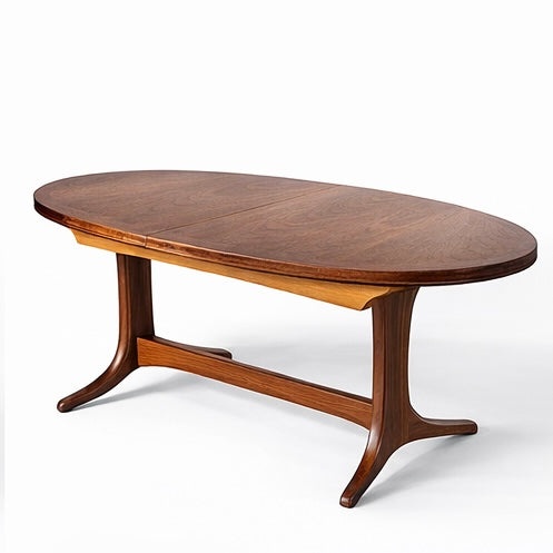 Vintage Parker Knoll Oval Extending Dining Table