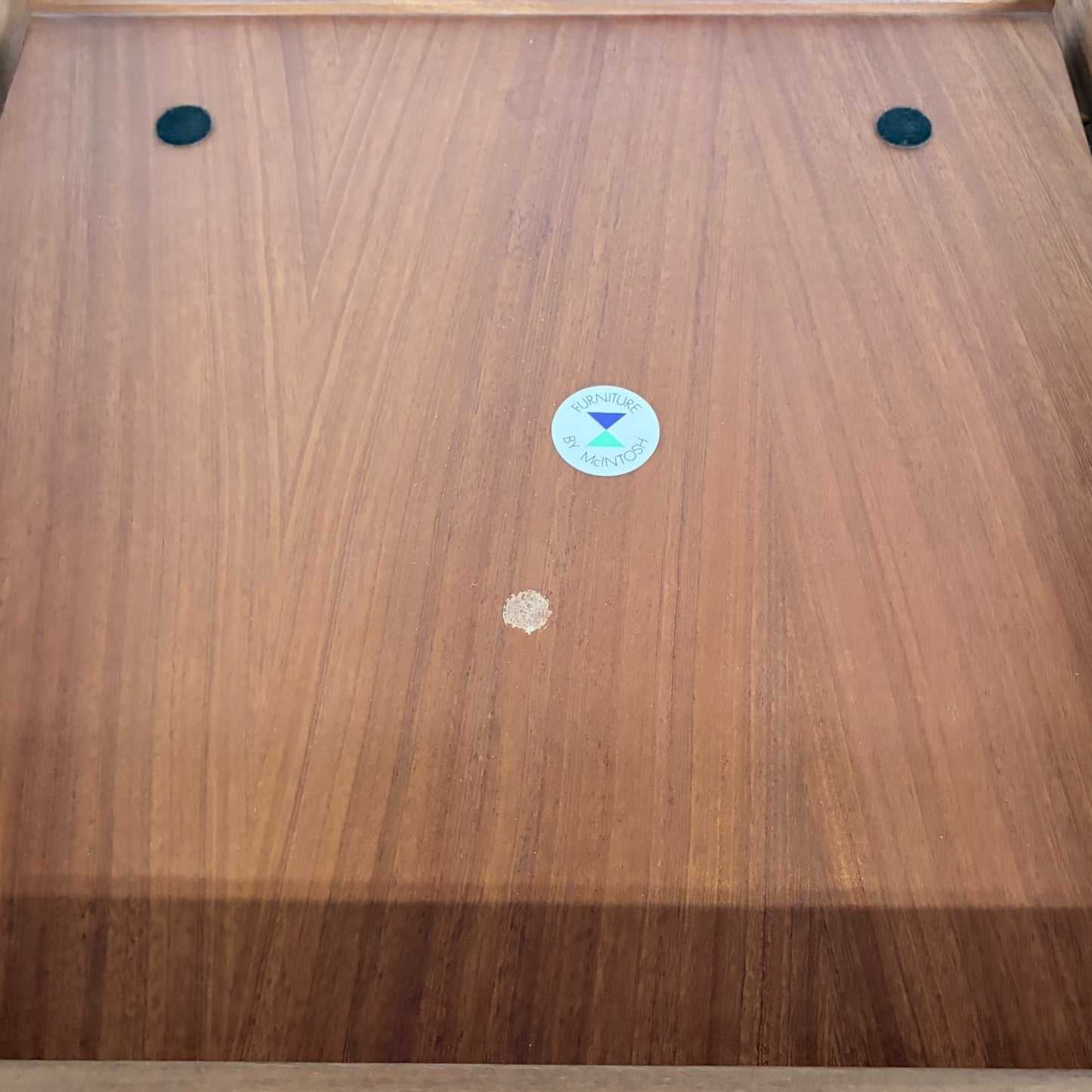 Vintage McIntosh Round Extending Dining Table, c.1960s — view 7