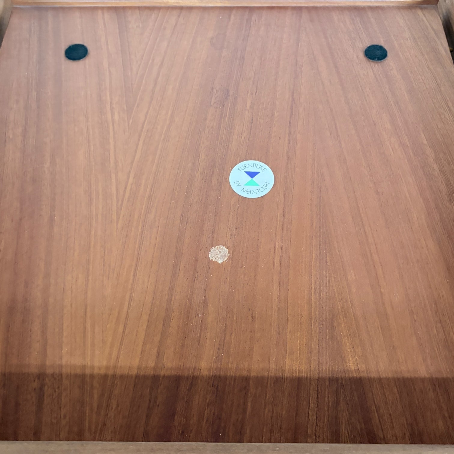 Vintage McIntosh Round Extending Dining Table, c.1960s — view 7