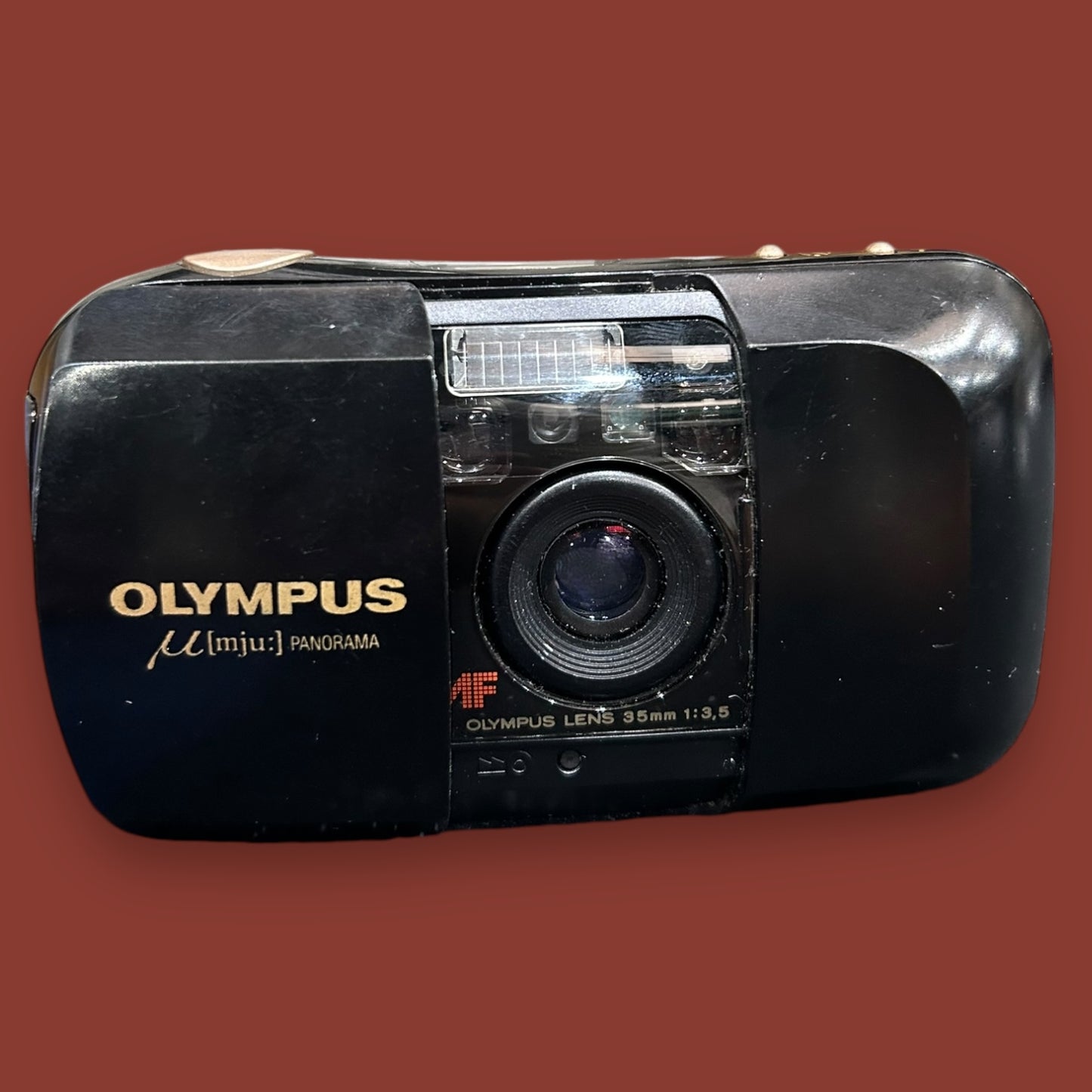 Vintage 90s Olympus Mju Panorama 35mm Film Camera