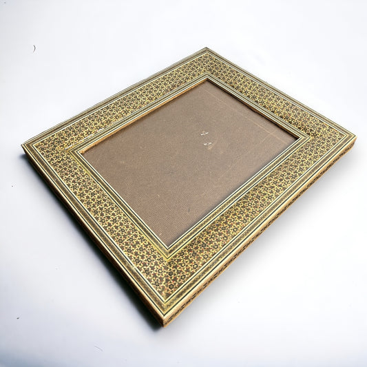 Vintage 1960s Persian Khatam Mosaic Frame