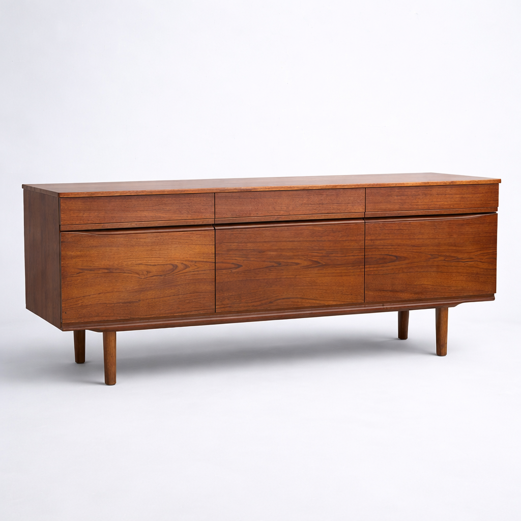 Mid Century Stonehill Teak Sideboard / Long Lowboard Cabinet