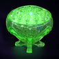Art Deco Uranium Glass Pedestal Vase