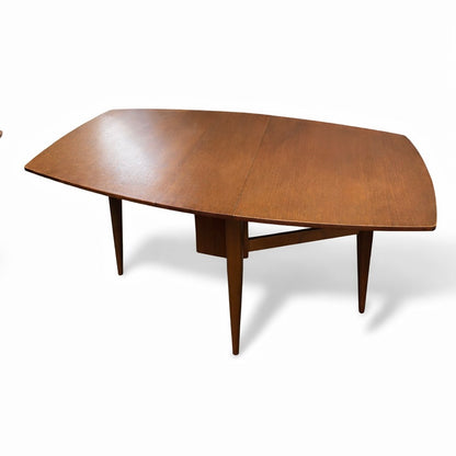 Mid Century Teak Drop-Leaf Dining Table & Chairs by Elliot’s of Newbury