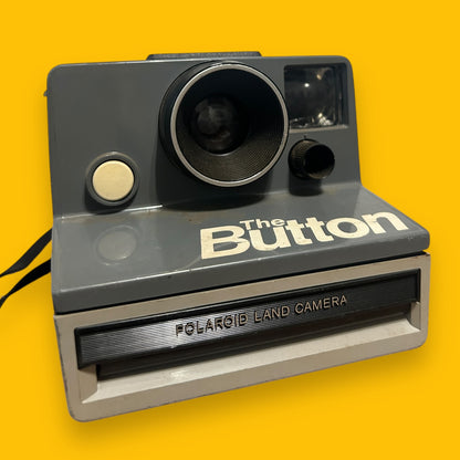 Vintage 1980s Polaroid the Button Instant Camera