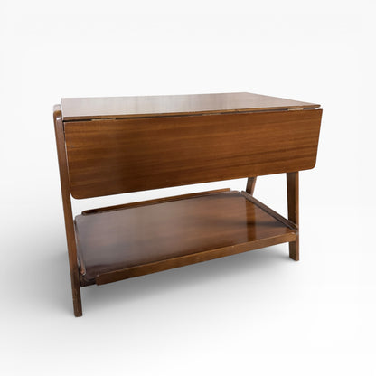 Mid-Century Walnut Drinks Trolley by Remploy