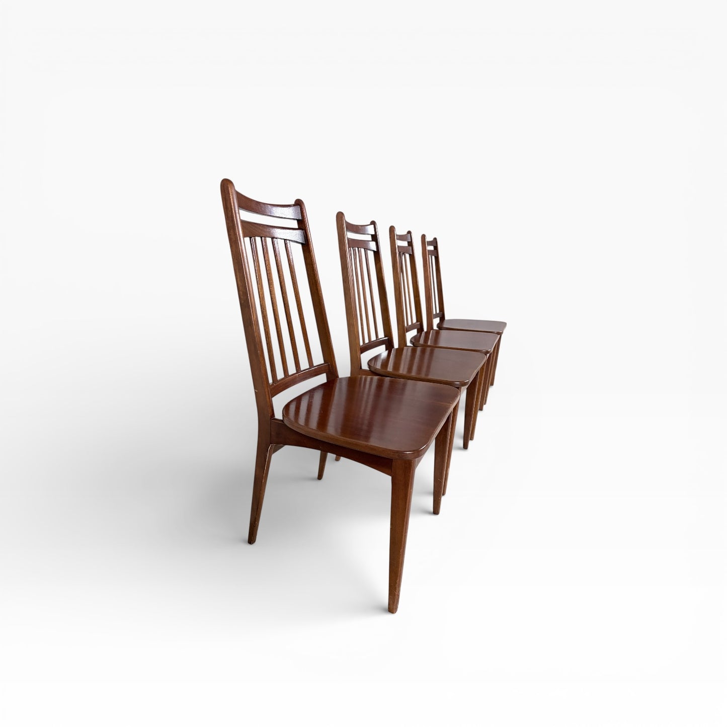 Elliotts of Newbury Mid-Century Dining Chairs – Set of Four