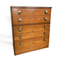 Mid Century Modern Teak Wood Dresser Drawers by Stag Furniture