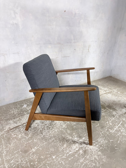 Vintage 1990s IKEA Teak Lounge Armchair