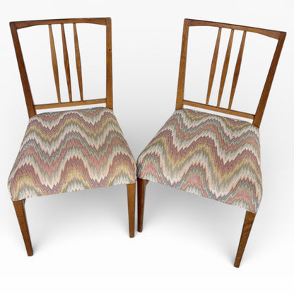 Gordon Russell Paisley Upholstered Dining Chairs (Pair)