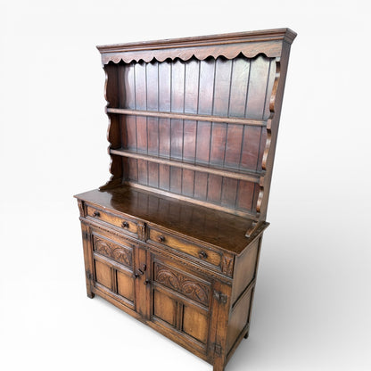 Arts & Crafts Oak Kitchen Pantry / Display Dresser by Christopher Pratt