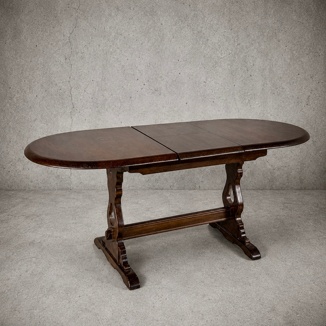 Priory Furniture Vintage Solid Oak Extending Dining Table