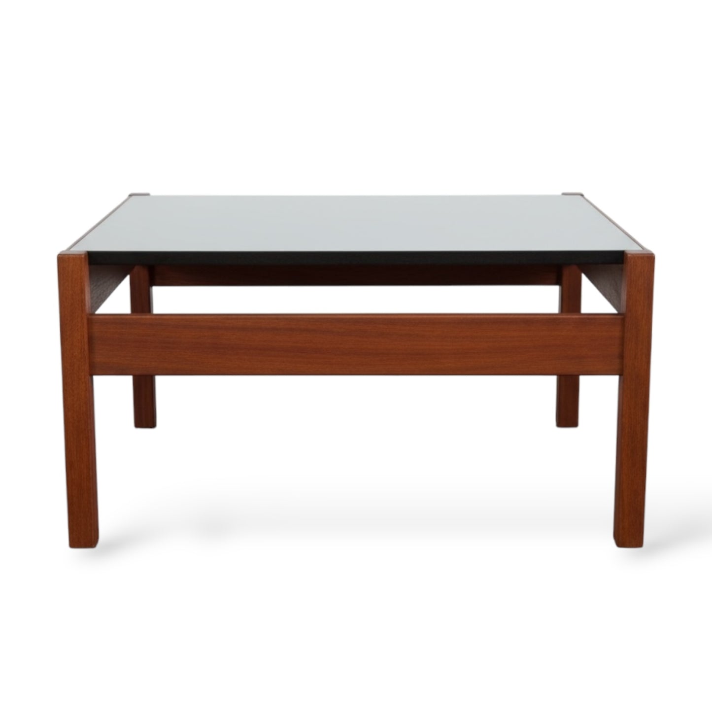 Afromosia Teak & Laminate Coffee Table by Guy Rogers – Mid-Century British Design