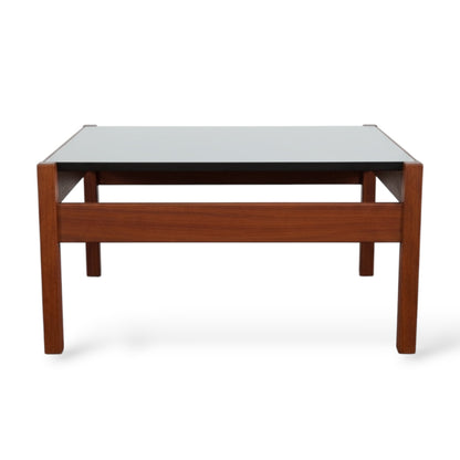 Afromosia Teak & Laminate Coffee Table by Guy Rogers – Mid-Century British Design