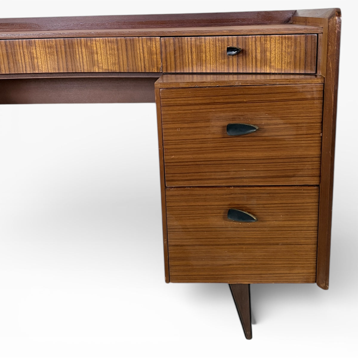 Mid-Century Lebus Walnut Writing Desk