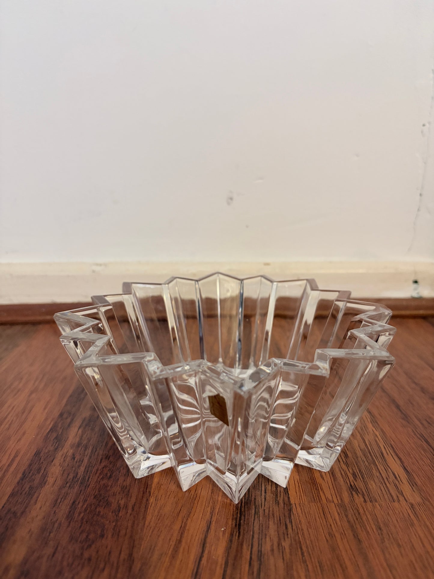 Mid Century Nachtmann Crystal Starburst Bowl – Cut Glass, Made in Germany