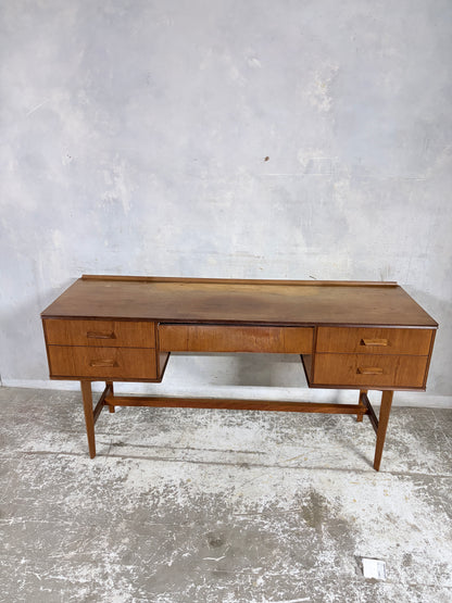 Vintage Gimson & Slater Teak Desk / Dressing Table